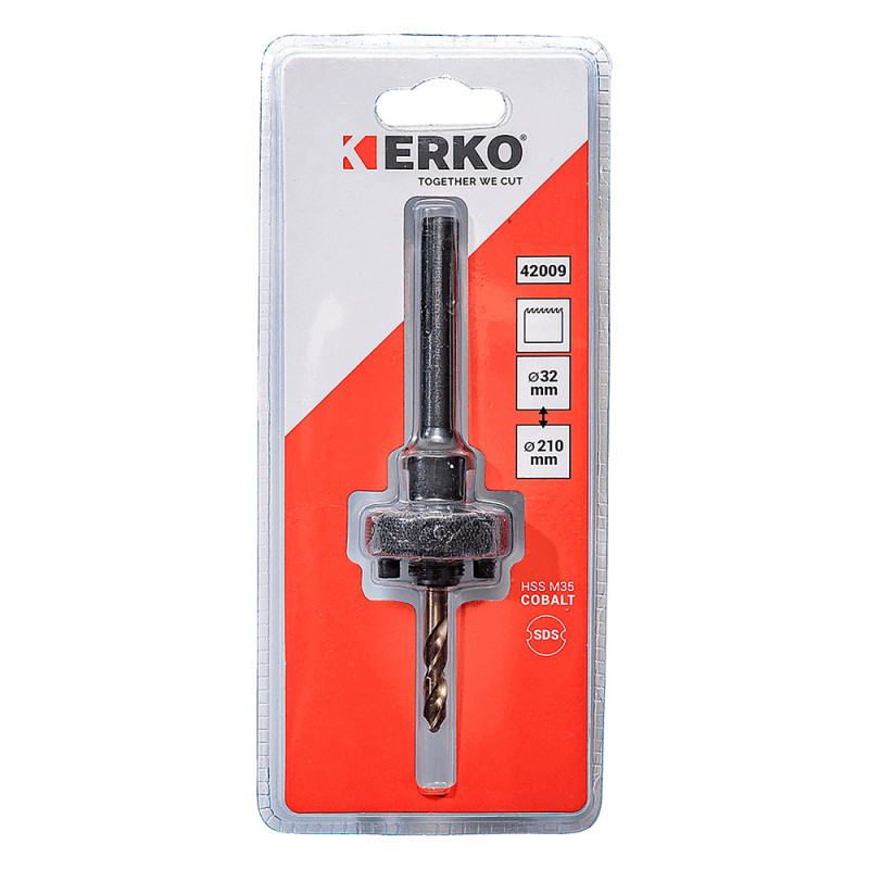 ARBRE ERKO 42009 SDS POUR TREPANS 32 A 210 MM