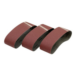 Abrasif pour ponceuses à bande - bois - peinture - métal grain 40 - 75 x 533 mm