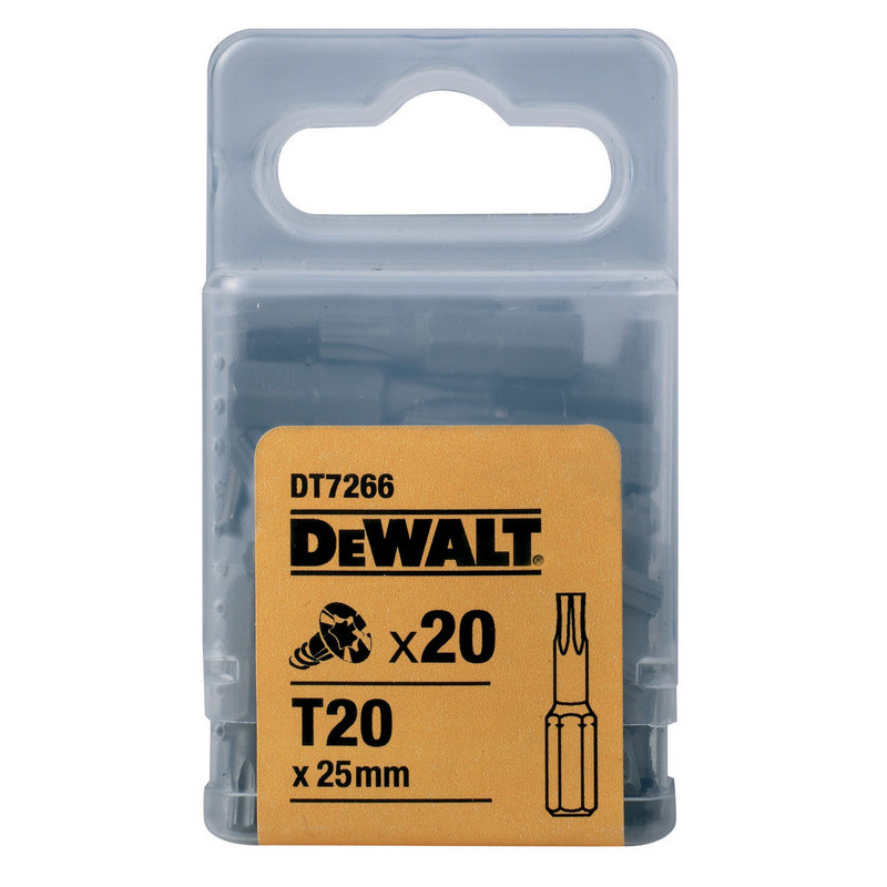 Boîte 5 embouts de vissage - qualité torsion - TORX 25 mm - T15