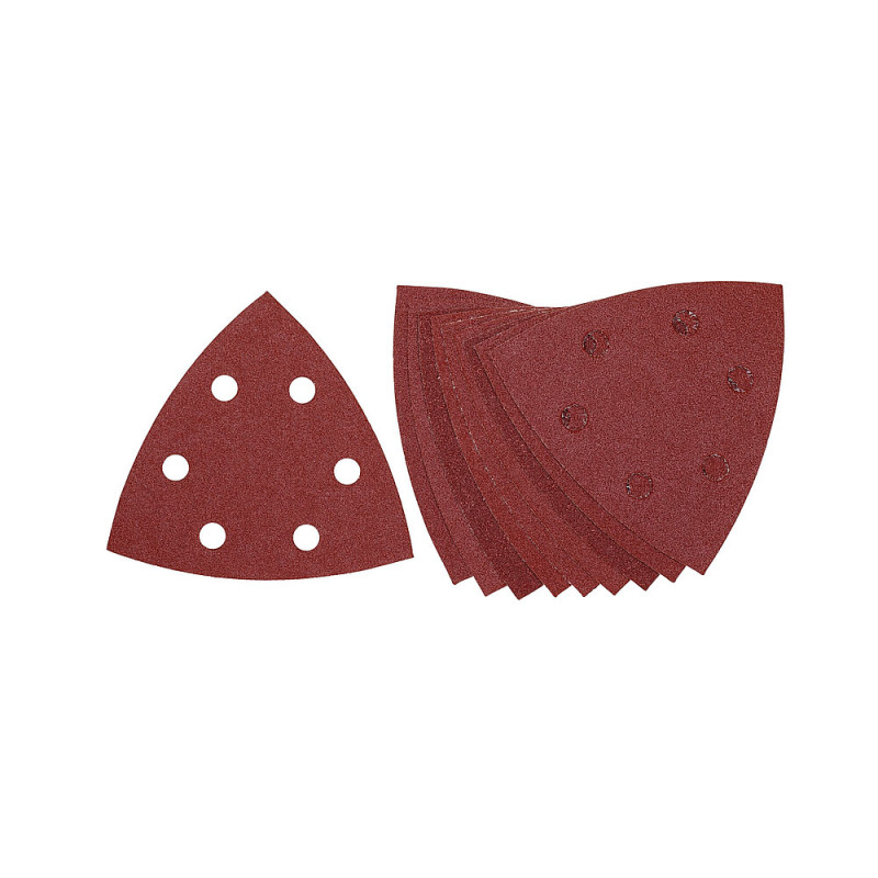 Abrasif velcro pour ponceuses delta velcro grain 80 - 6 perforations 93 x 93 mm