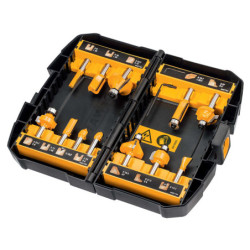 Coffret de 12 fraises de défonceuse diamètre 8 mm