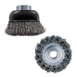 Brosse circulaire pour meuleuse 65 mm M14