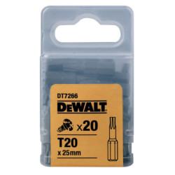 Boîte 5 embouts de vissage - qualité torsion - TORX 25 mm - T40