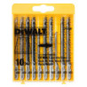 Coffret de 10 lames de scie sauteuse bois attache en T