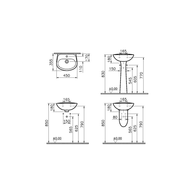 NORMUS LAVE-MAINS 45CM