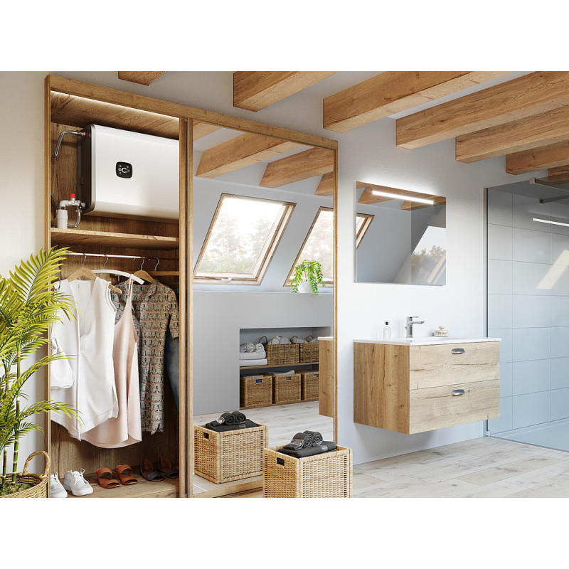 Chauffe-eau électrique Malicio 3 100L blanc multiposition