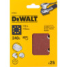 1-4 feuille abrasive pour ponceuses vibrantes grain 240-8 perforations 115x115mm