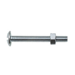 Boulon poêlier 8x80 mm Acier Zingué Boite x 100 VYNEX