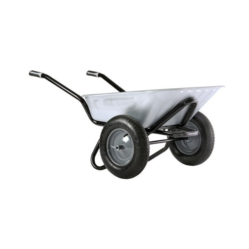 Brouette CLIPSO EXCELLIUM 100 TWIN GALVA ROUES GONFLEES