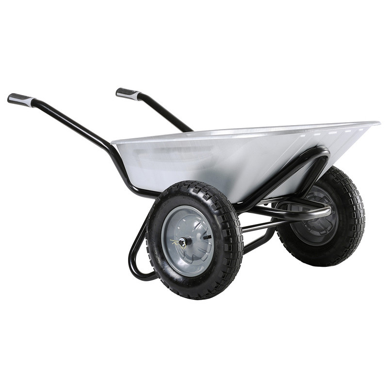 Brouette CLIPSO EXCELLIUM 100 TWIN GALVA ROUES GONFLEES