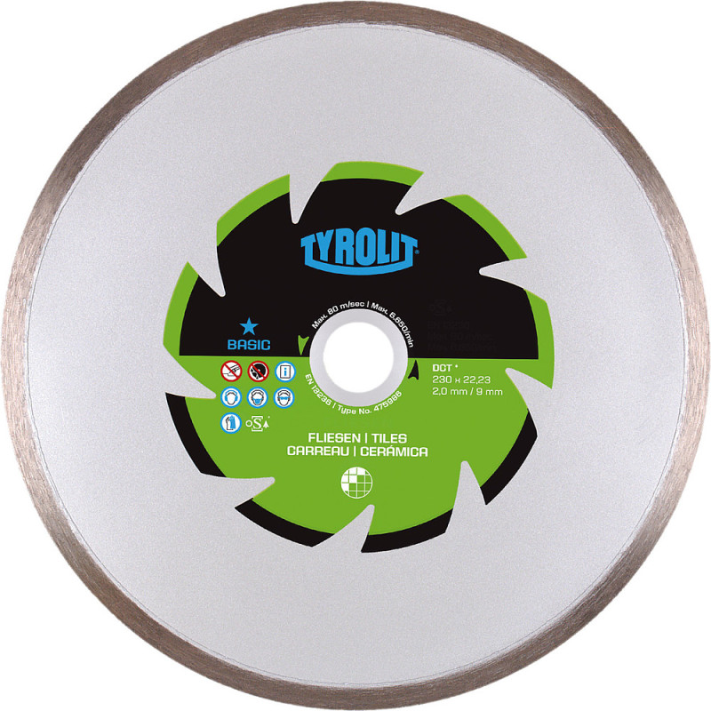 Disque diamant coupe à sec1A1R  125x1.6x22.23  7  DCT•