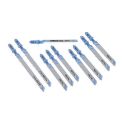 Coffret de 10 lames de scie sauteuse métal attache en T