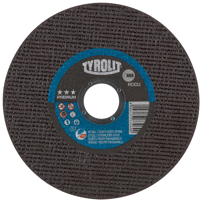Disque à tronçonner 41F 125x1x22.23 A60Q-BFKA