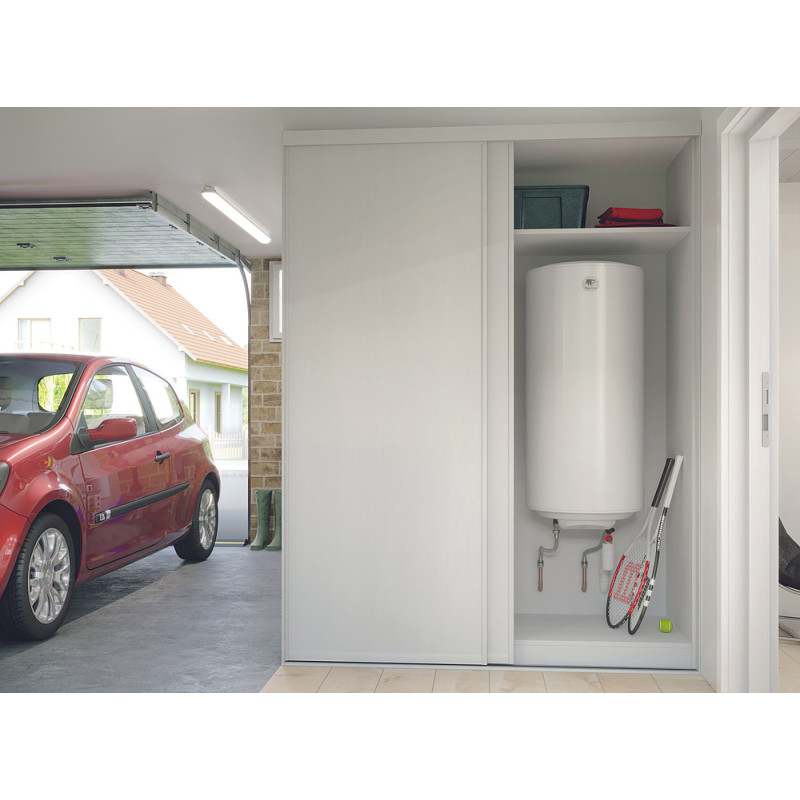 Chauffe-eau électrique Blindé 200L vertical mural compact