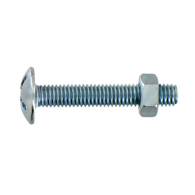 Boulon poêlier 8x40 mm Acier Zingué Boite x 100 VYNEX
