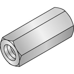 Ecrou-raccord M10x30