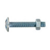 Boulon poêlier 8x20 mm Acier Zingué Boite x 100 VYNEX