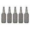 Boîte 5 embouts de vissage - qualité torsion - TORX 25 mm - T10