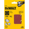 1-4 feuille abrasive pour ponceuses vibrantes grain 120-8 perforations 115x115mm
