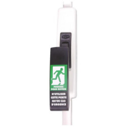 CREMONE POMPIER EUROPAD COUPE FEU BLANC