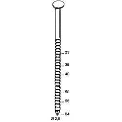 Coils S 25x50 ann. inox A4 TB