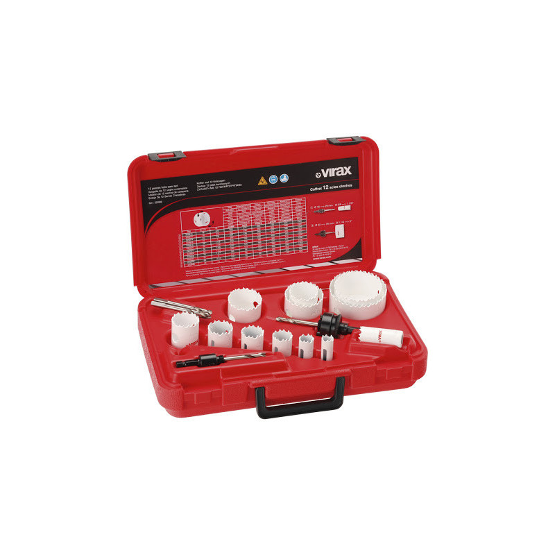 Coffret 9 scies-cloches 19-64 mm