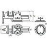 ETAU ACIER 125 + SERRE TUBE+BASE TOURNANTE