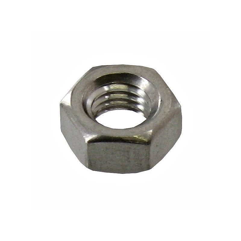 Ecrou hexagonal inox A2 Ø6 - coque x60