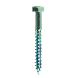 Tirefond tête hexagonale 10 x 60 mm - Boîte de 50