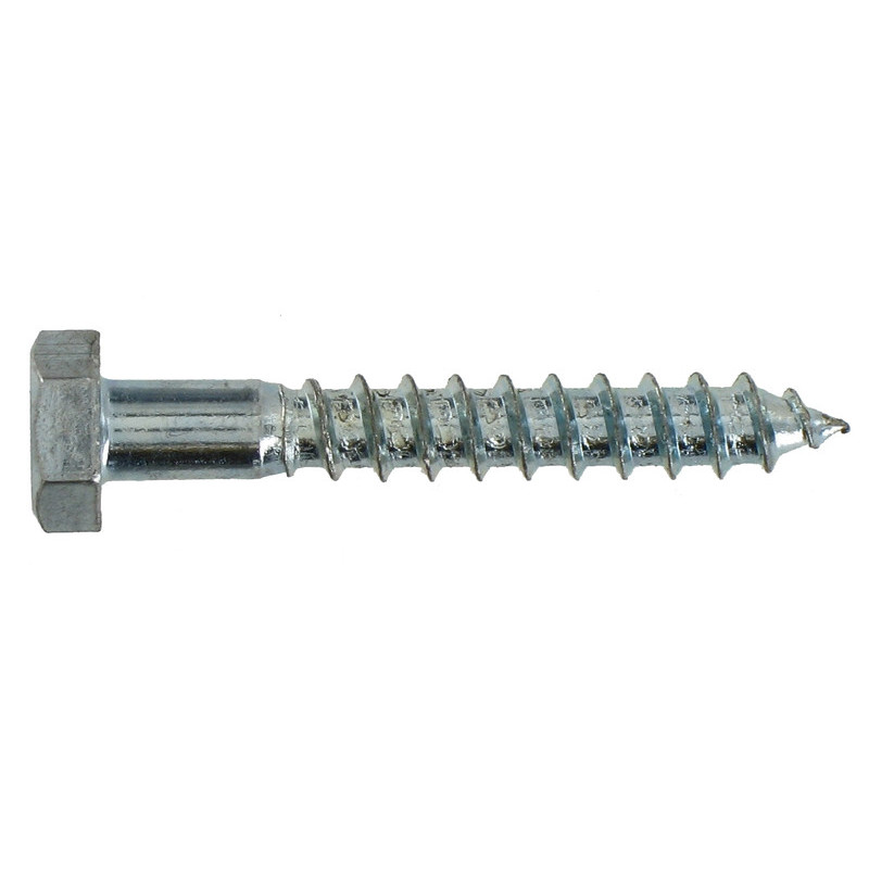 Tirefond tête hexagonale 10 x 60 mm - Boîte de 50