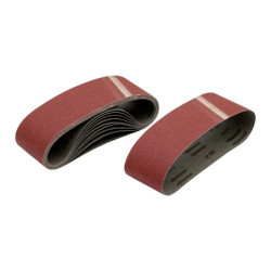 Abrasif pour ponceuses à bande bois - peinture - métal grain 100 - 75 x 533 mm