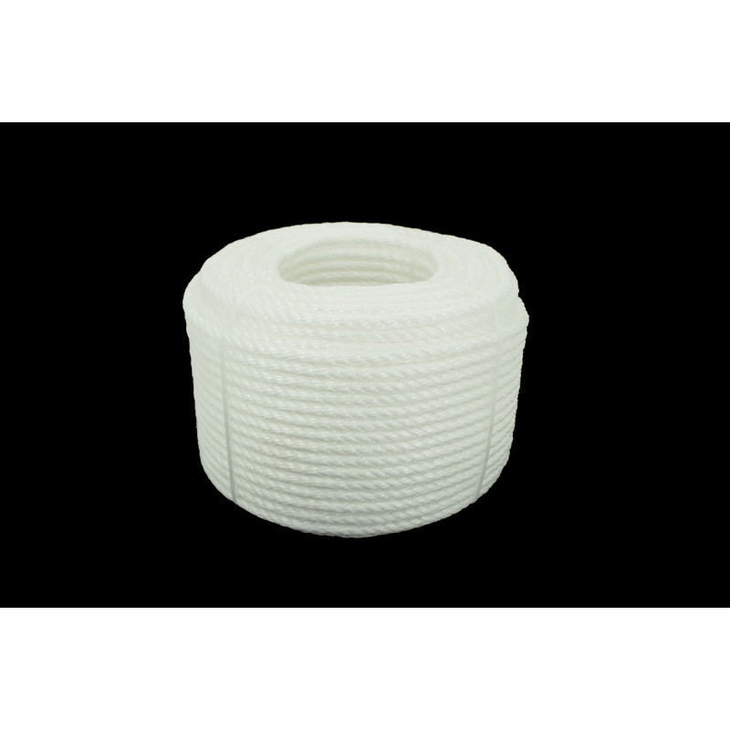 CORDE POLYPROPYLENE D10 BLANC COURONNE DE 100M