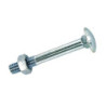 Boulon tête ronde collet carré 6x40 mm Acier Zingué Boite x 200 VYNEX