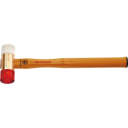 Massette embouts interchangeables. manche bois. tête 32 mm-FACOM 207A.32CB