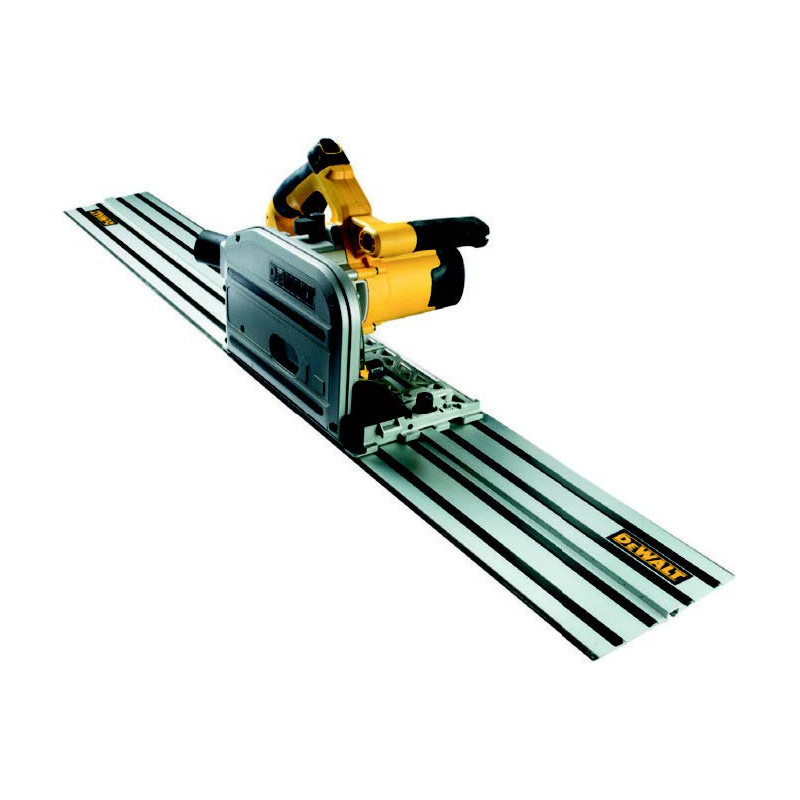 Scie plongeante avec rail de guidage DWS520KR diam. 165mm - 1300W