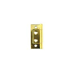 CHARNIERE UNIVERSELLE PLATE 50X38 LAITON