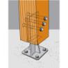 PIED DE POTEAU TYPE SDT HT 230