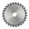 Lame de scie circulaire 190x30 mm. 28 dents. ATB-tronçonnage. angle d'attaque 25
