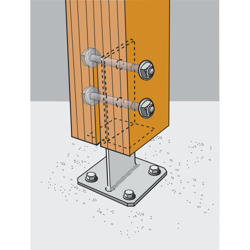 BOULON TETE HEXA D12 LG240 HDG
