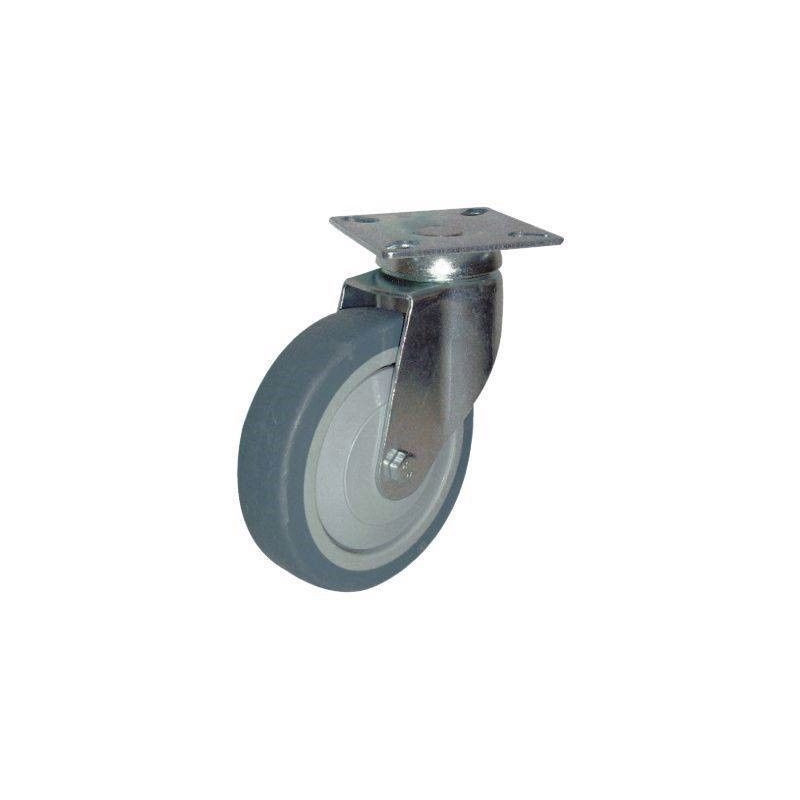 ROULETTE PIVO.PLATINE     75MM
