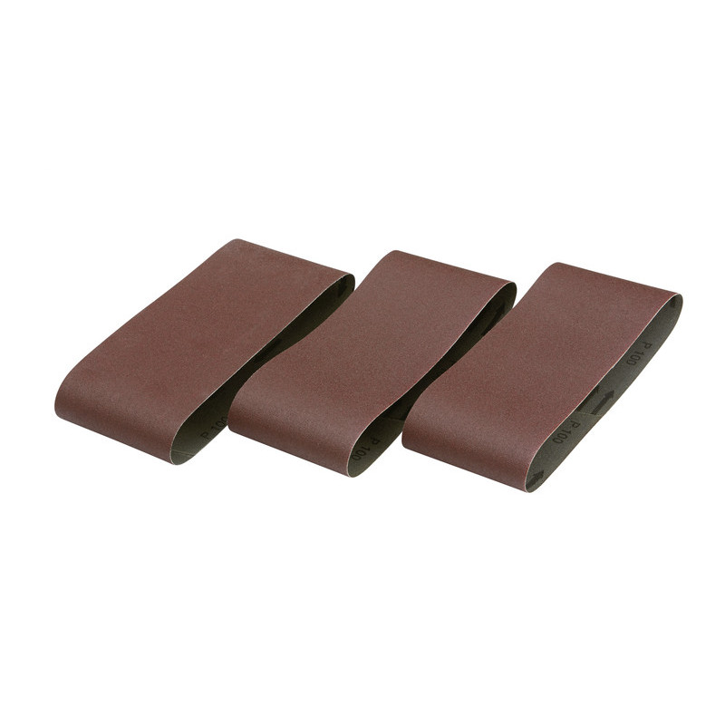 Abrasif pour ponceuses à bande - bois - peinture - métal grain 100 - 100 x 560mm