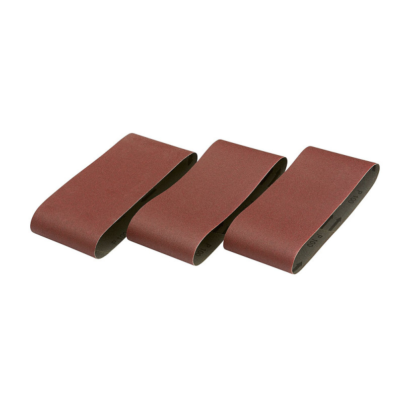 Abrasif pour ponceuses à bande - bois - peinture - métal grain 100 - 100 x 560mm
