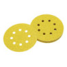 Disque abrasif velcro ponceuses excentriques grain 120 - 6 perforations ø 150 mm