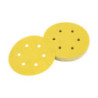 Disque abrasif velcro ponceuses excentriques grain 120 - 6 perforations ø 150 mm