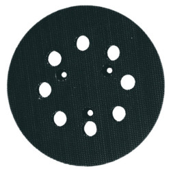 Plateau de ponçage velcro pour ponceuse excentrique 8 trous ø 125 mm