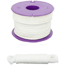 DRISSE POLYPROPYLENE BLANC 8MM PAR 100ML
