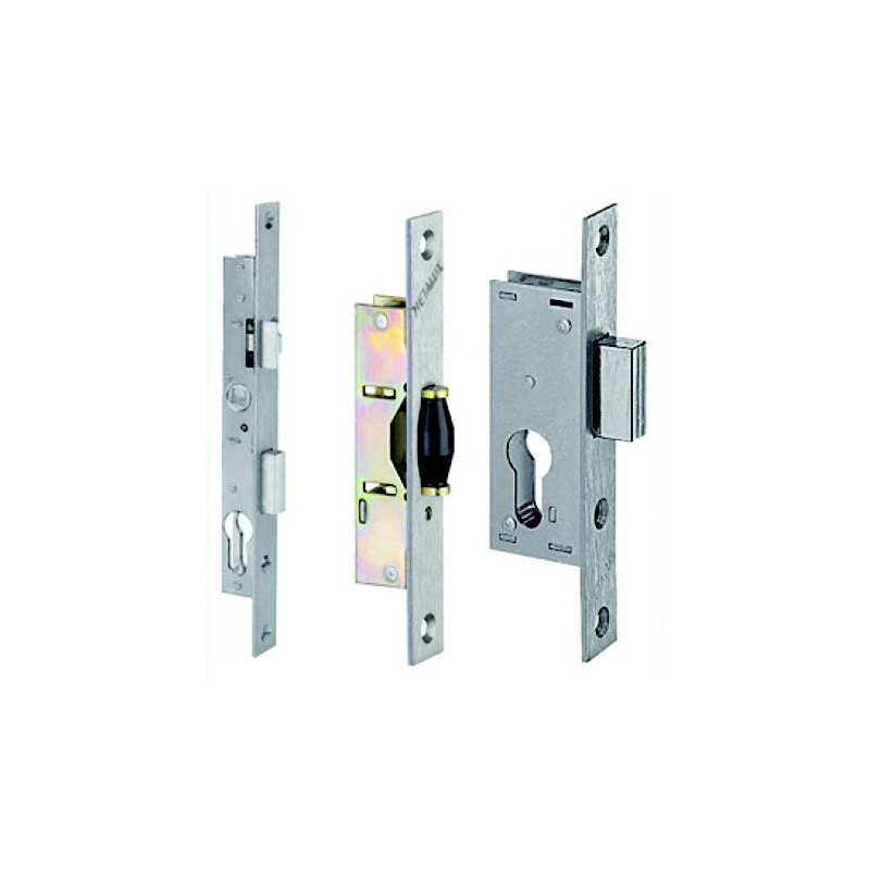 SERRURE POUR MENUISERIE METAL 1 POINT PD 14-21  SANS CYLINDRE AVEC GACHE