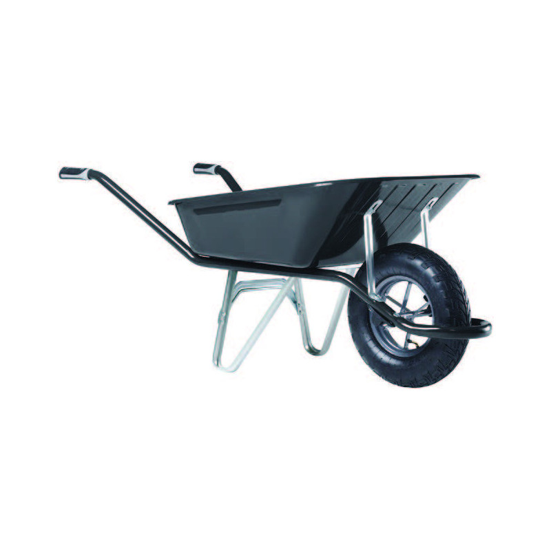 BROUETTE 100 L CARGO EXCELLIUM NOIR EN ROUE GONFLABLE