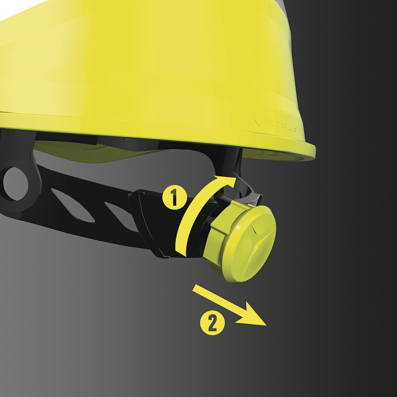 CASQUE CHANTIER DIAMOND V ORANGE FLUO