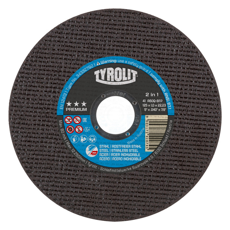 Disque à tronçonner 41F 230x1.9x22.23 A46S-BFP